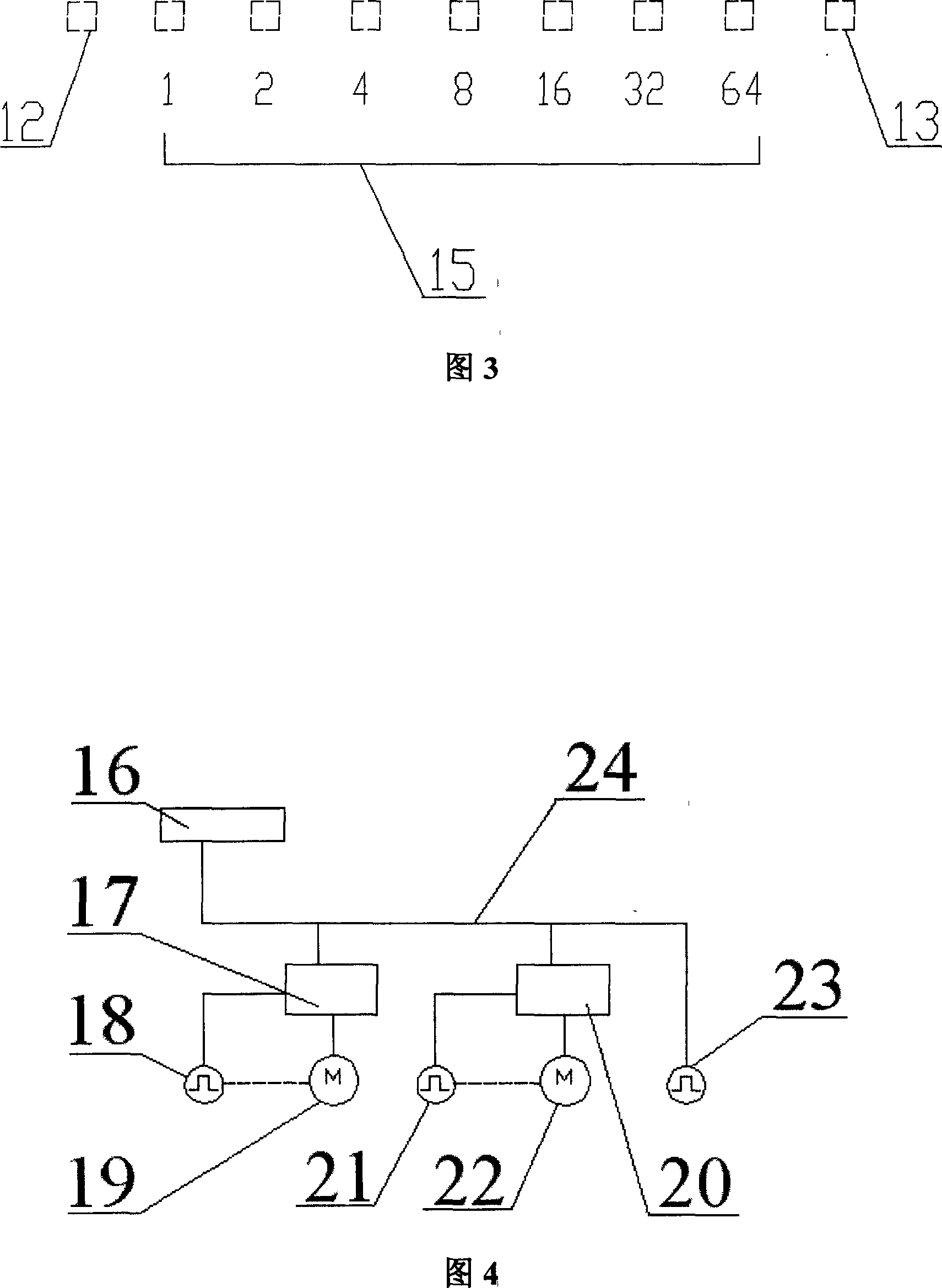 Identifying and automatic aligning system for coking furnace machinery furnace number