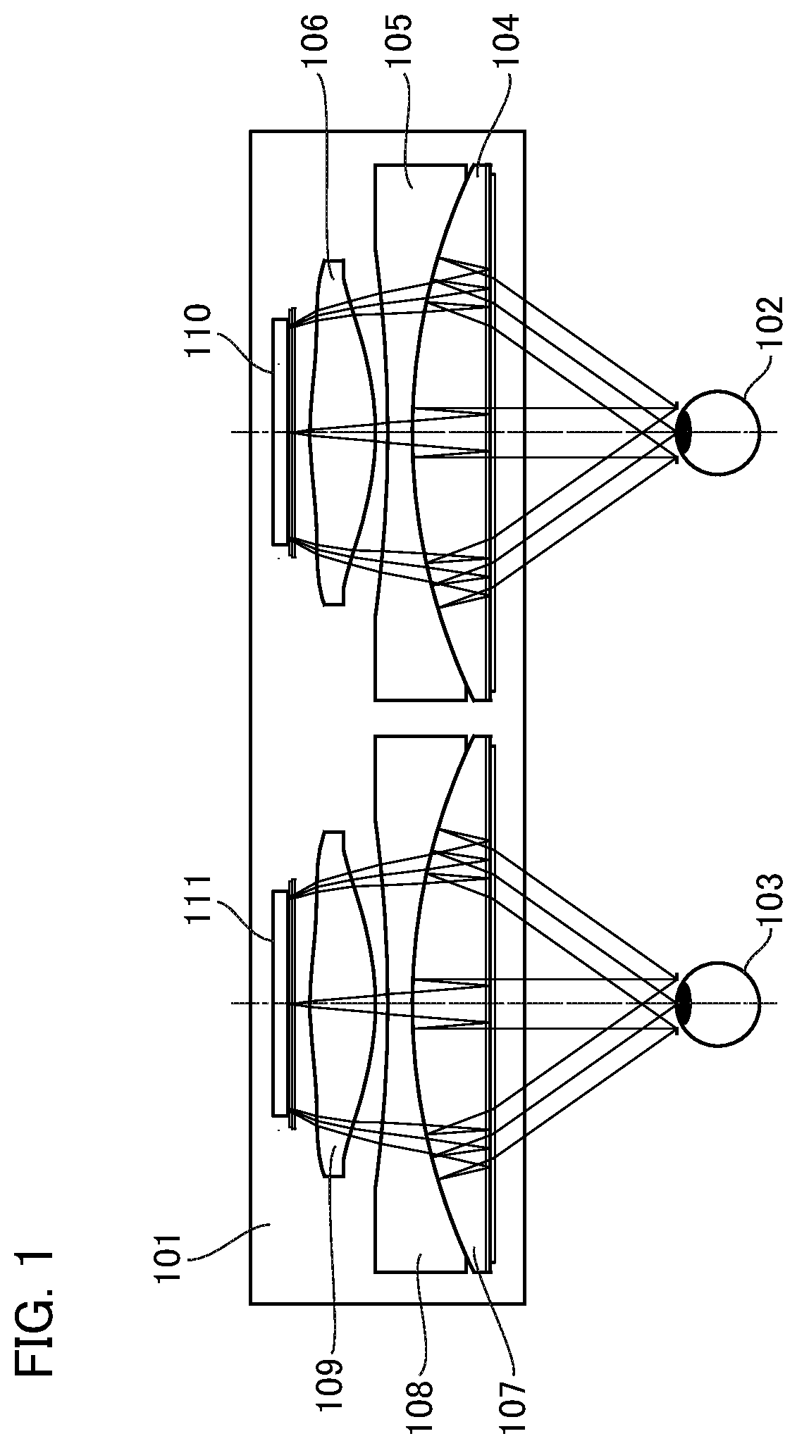 Image display device and eyepiece optical system