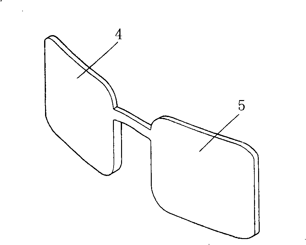 Compression-casting production method of zinc alloy spectacles frame, spectacles arm or spectacles arm head