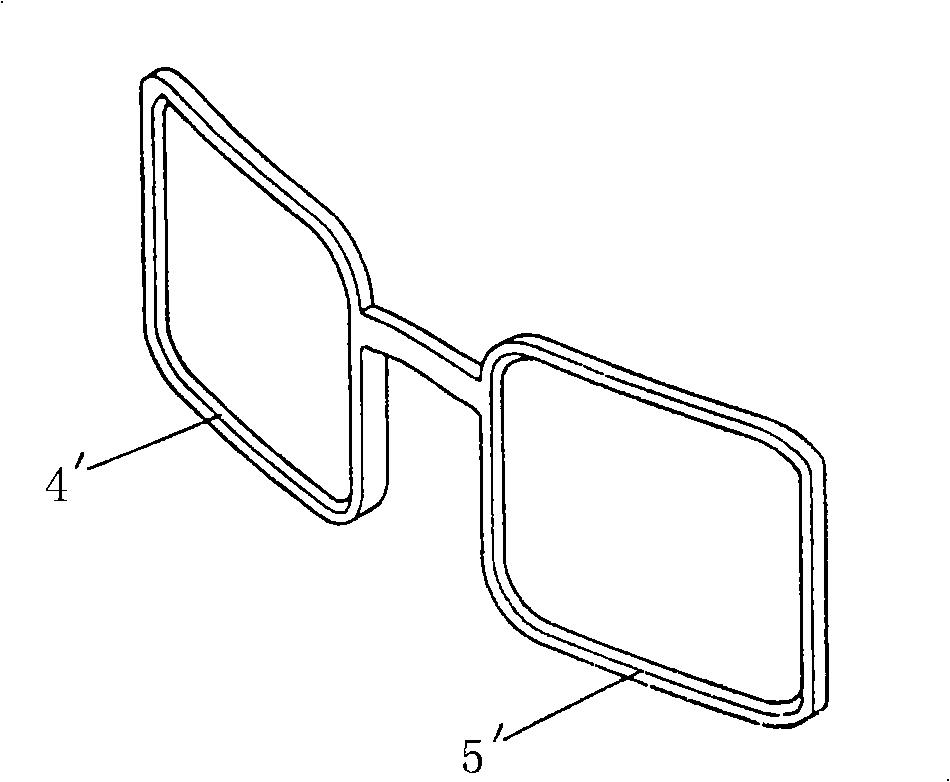 Compression-casting production method of zinc alloy spectacles frame, spectacles arm or spectacles arm head