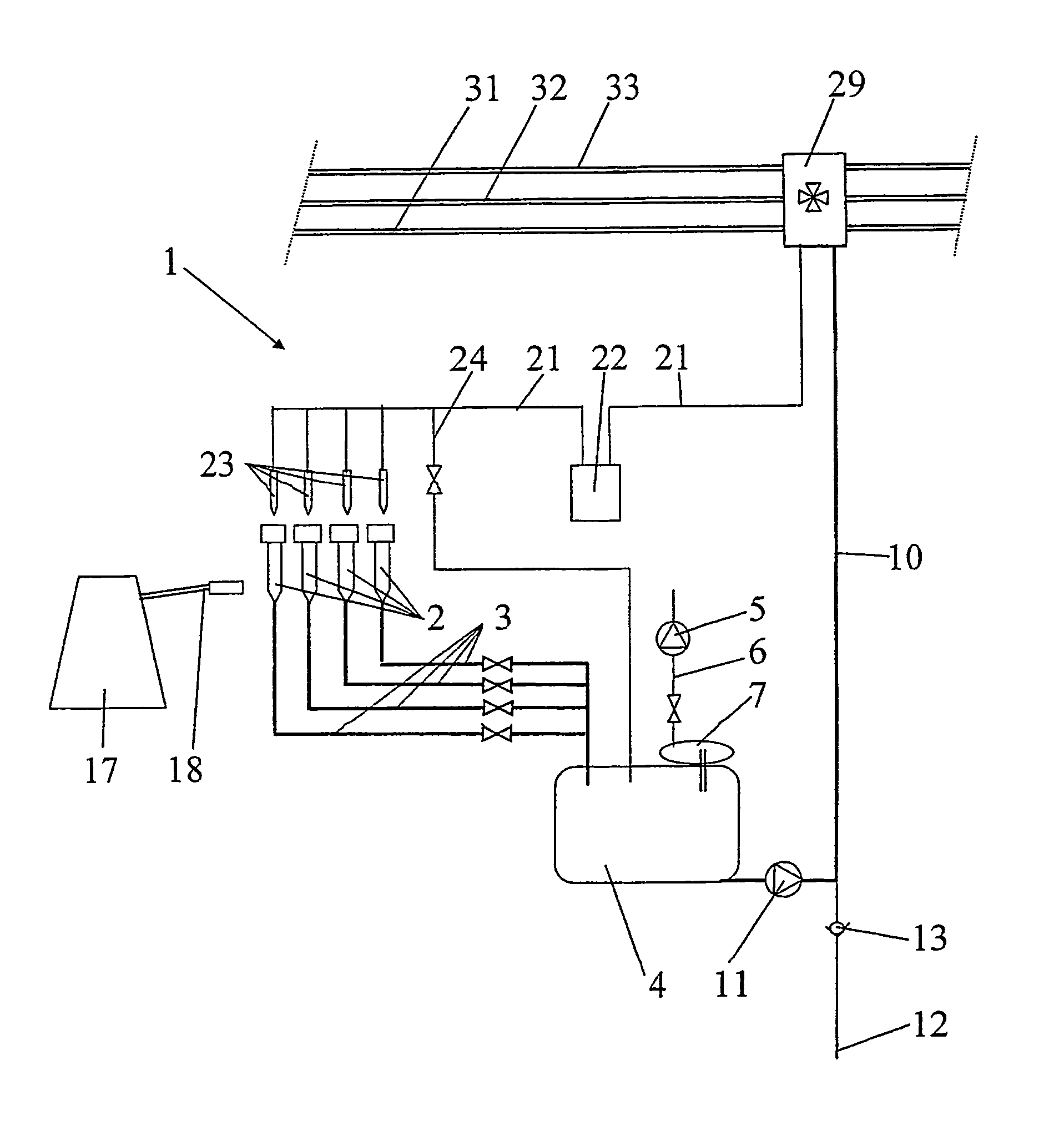 Arrangement and a method for milking of animals