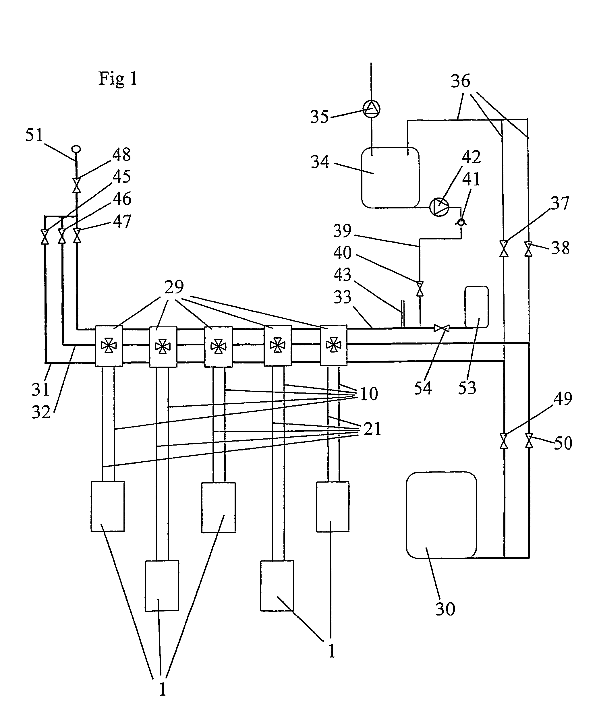 Arrangement and a method for milking of animals