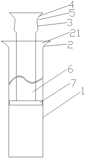 Drug pushing device for treating oral ulcer