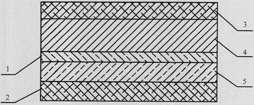 Crossed triangular distribution metal circular ring array electromagnetic shielding light window with internally tangent sub circular rings