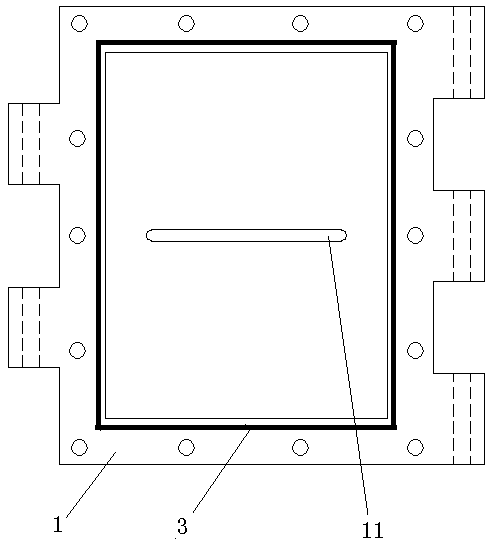 A metal pipe welding heat exchange device