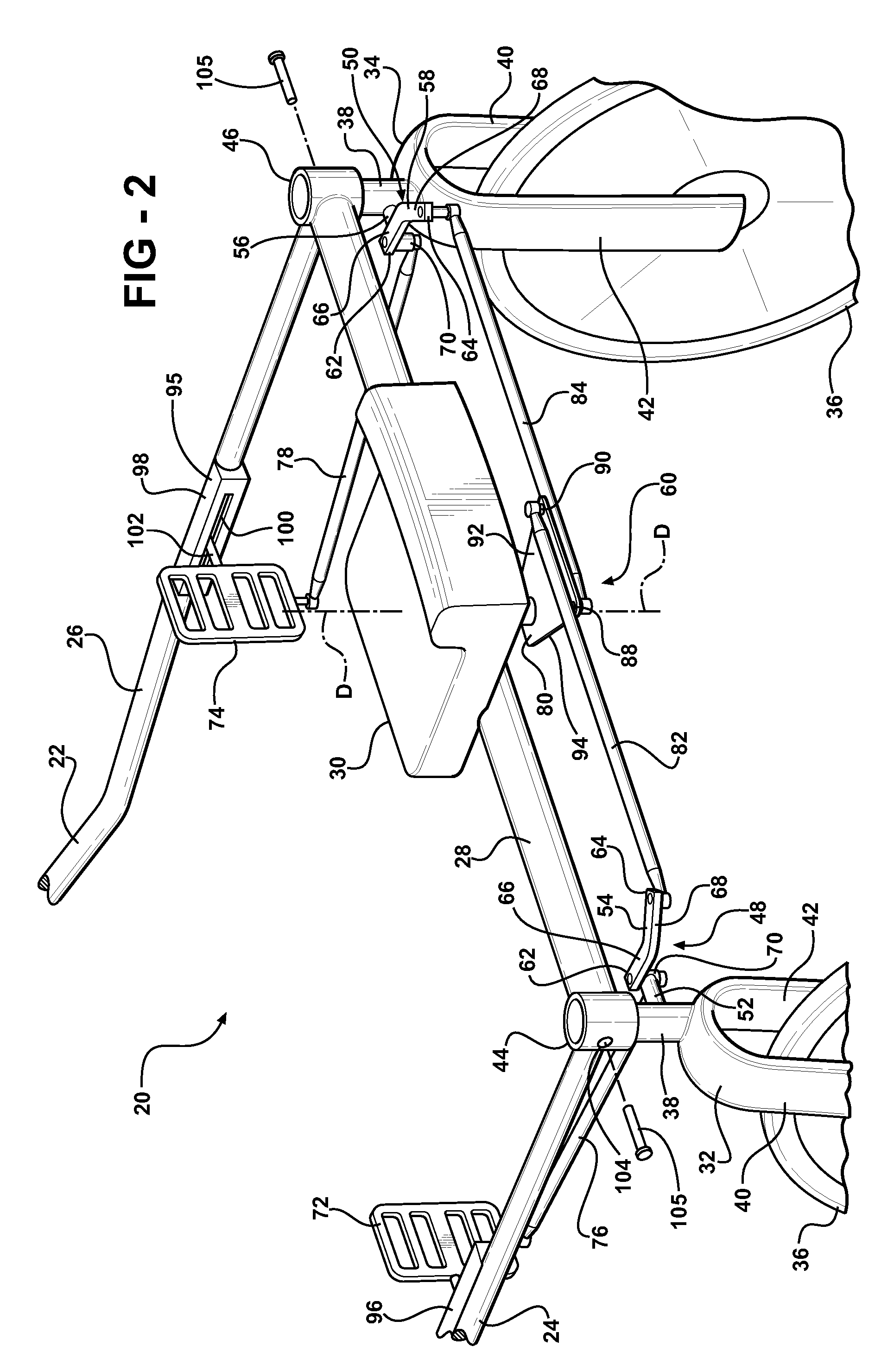 Sulky including steerable wheels