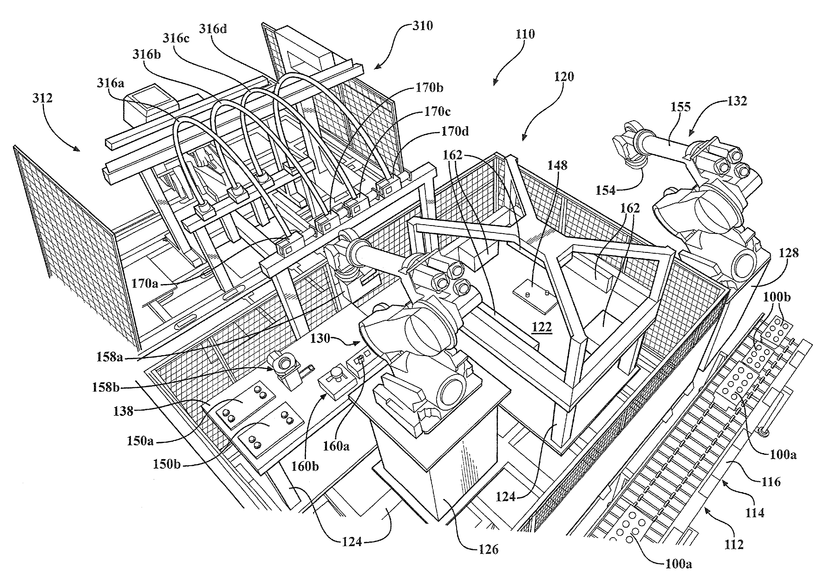 Manufacturing system including modular assembly station for flexible manufacturing and optional automated component part feed system therefor