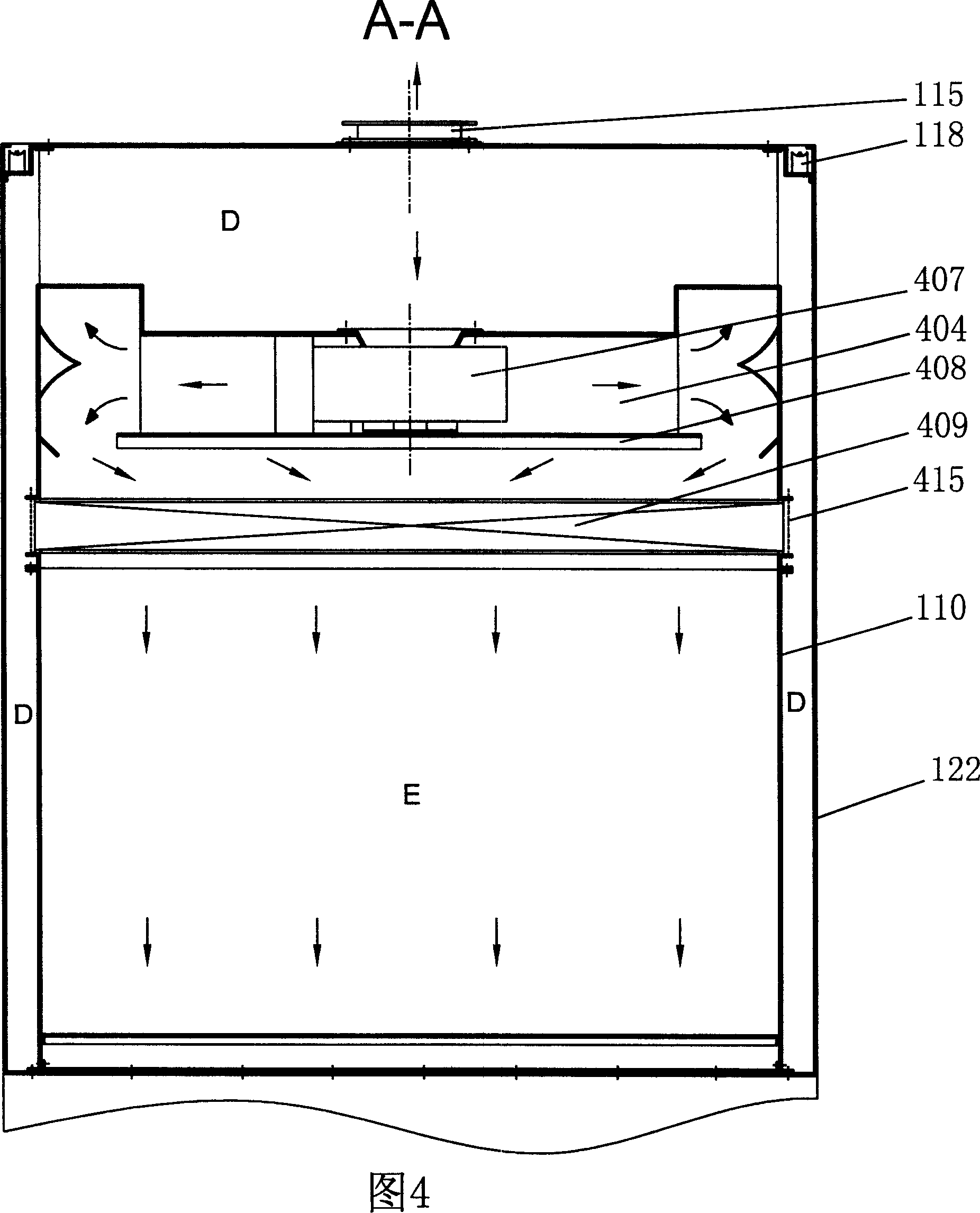 Outer rotor fan type biological safety cabinet