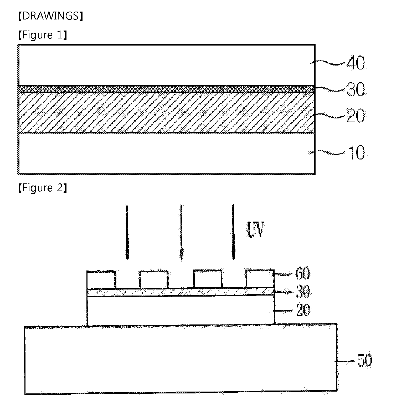 Film type photodegradable transfer material