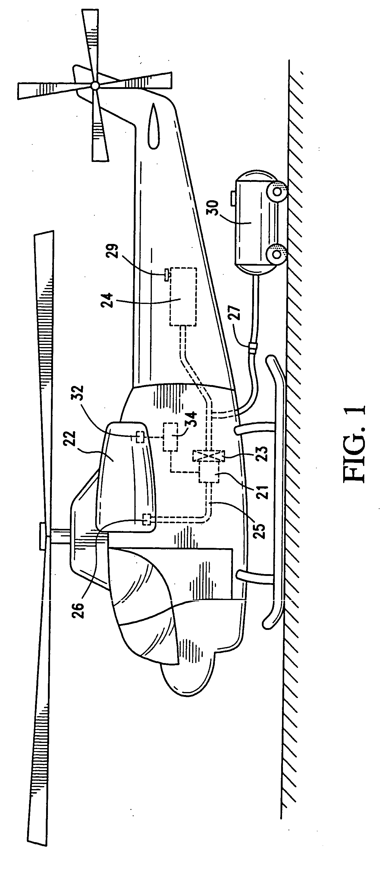 Helicopter turbine engine protection system