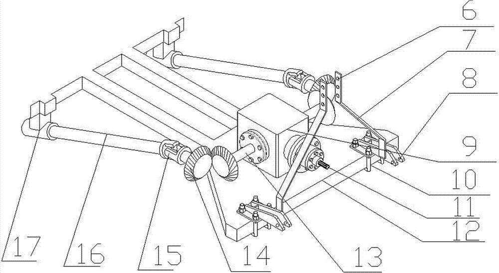 Vertical axis rotary ridge ditching machine