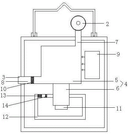 Mine-used dust concentration sensor having automatic cleaning function