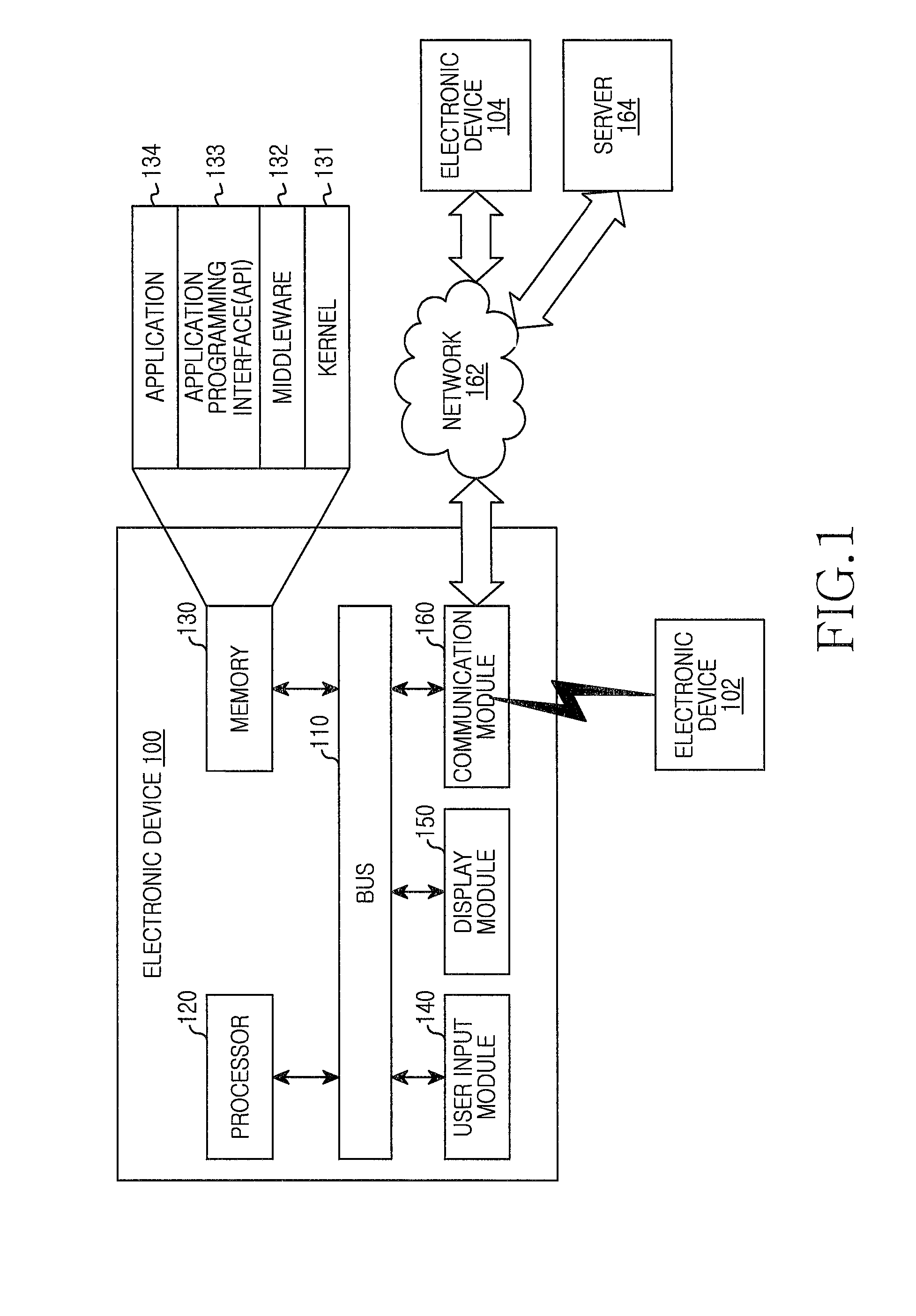 Electronic device and method for displaying application information