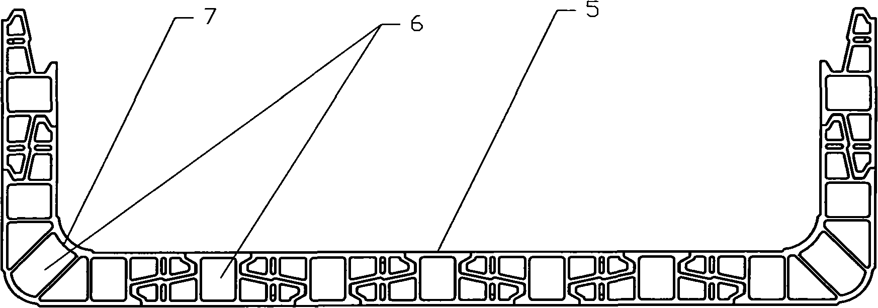 Supporting template used for sealing bottom surface of building template