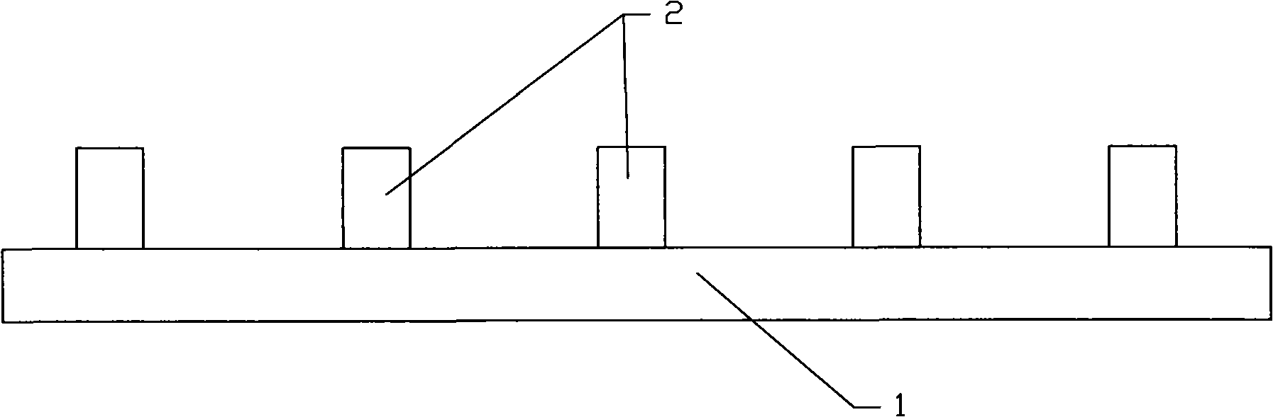 Supporting template used for sealing bottom surface of building template