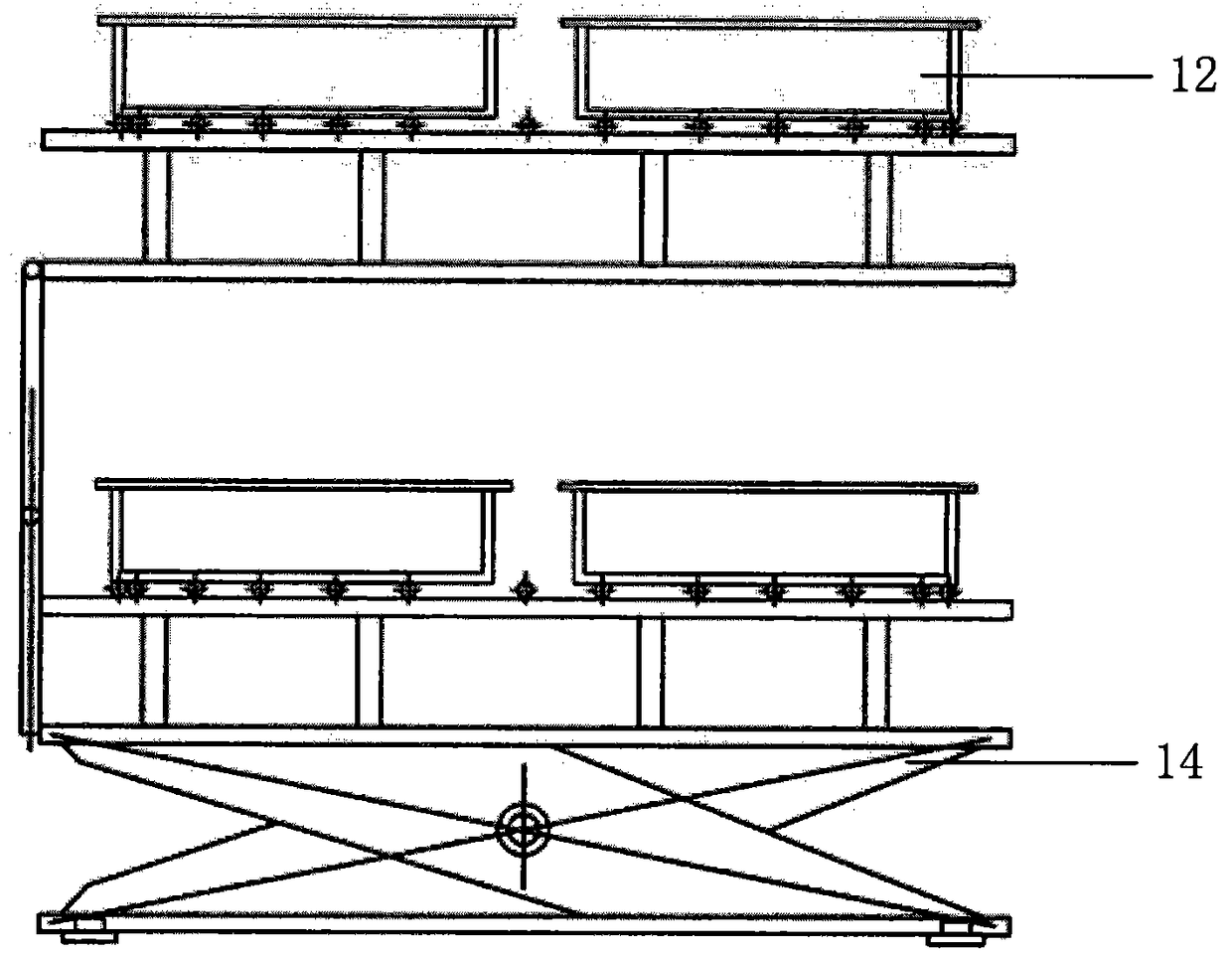 Low-temperature frying equipment and method for frying fried food