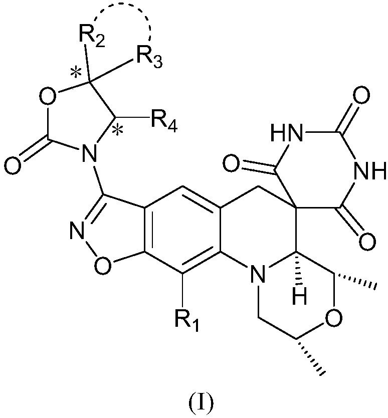 Benzoisoxazole spiropyrimidinetrione compound, preparation method and uses thereof