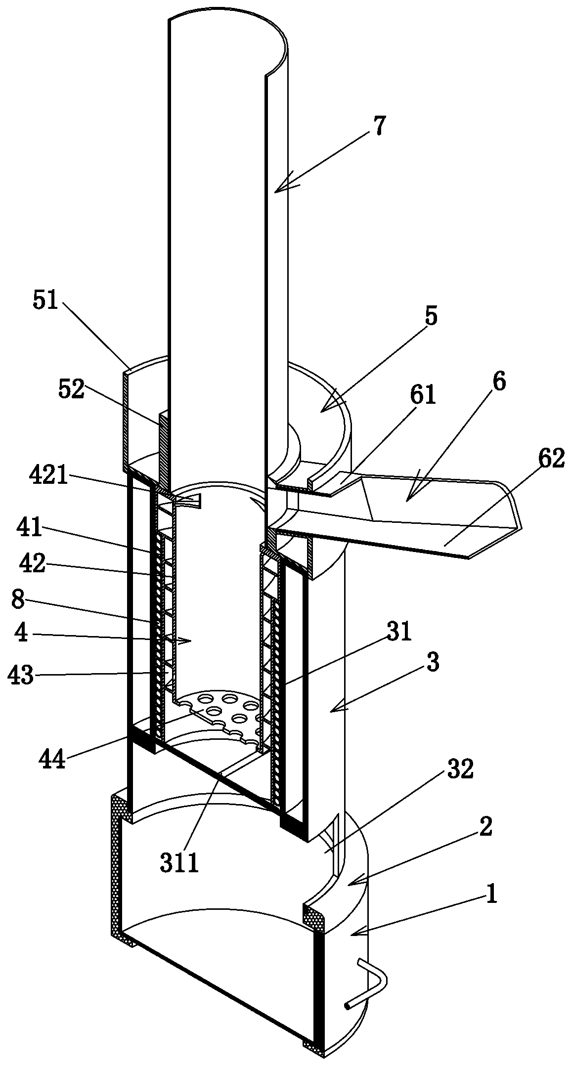 A biomass fuel stove