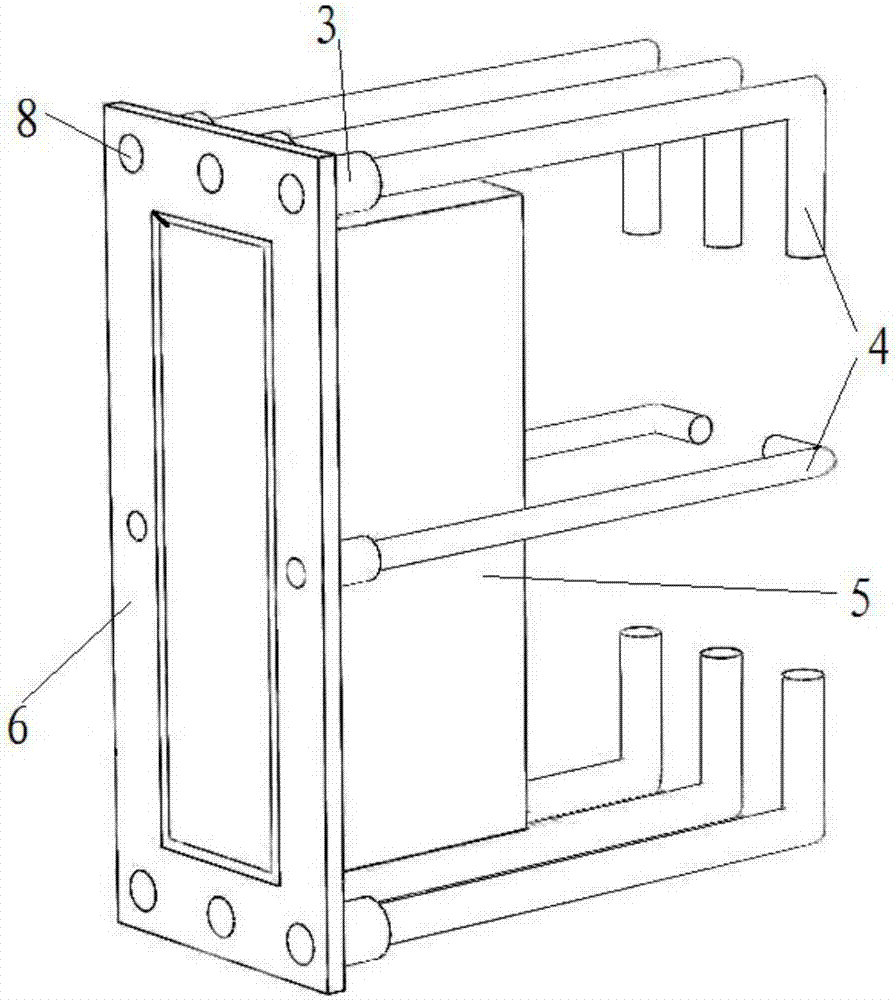 Connection joint of core drum wall body and concrete beam and construction technology