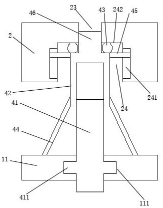 Extended driving type electroplating liquid resetting mechanism