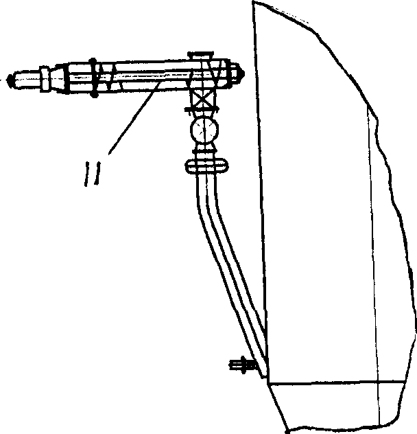 Smoke purifier of domestic refuse incinerator