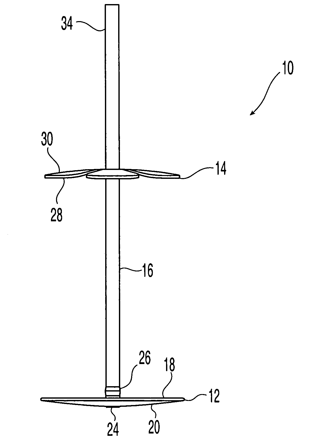 Cranial flap clamp and instrument for use therewith