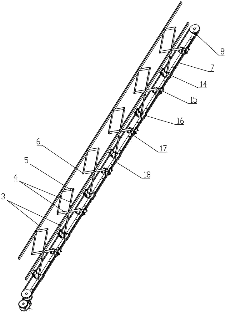 Vertical retractable door with transmission function