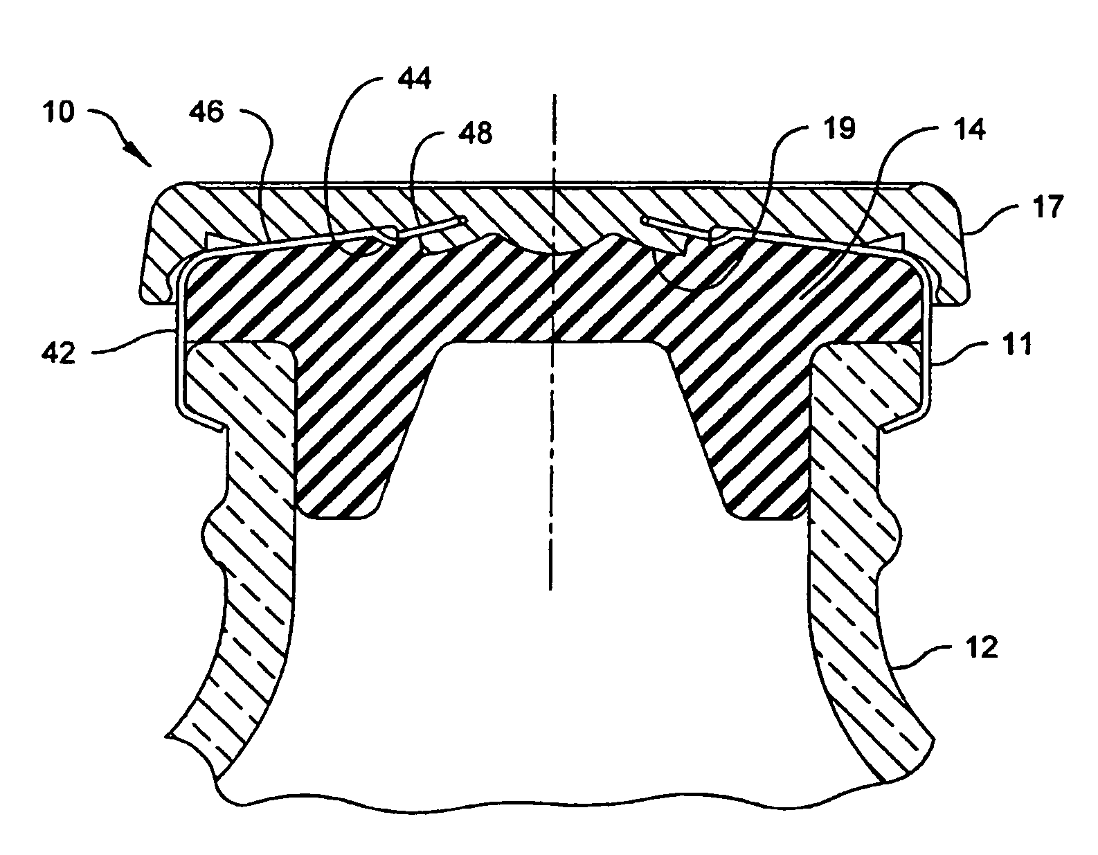 Closure for a container