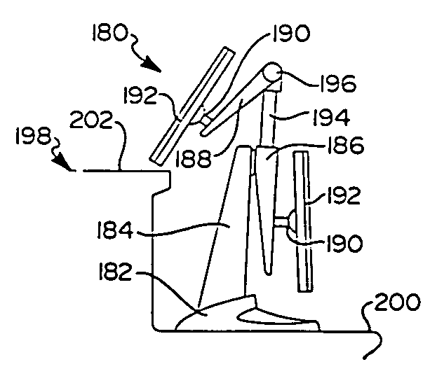 Computer display screen system and adjustable screen mount, and swinging screens therefor