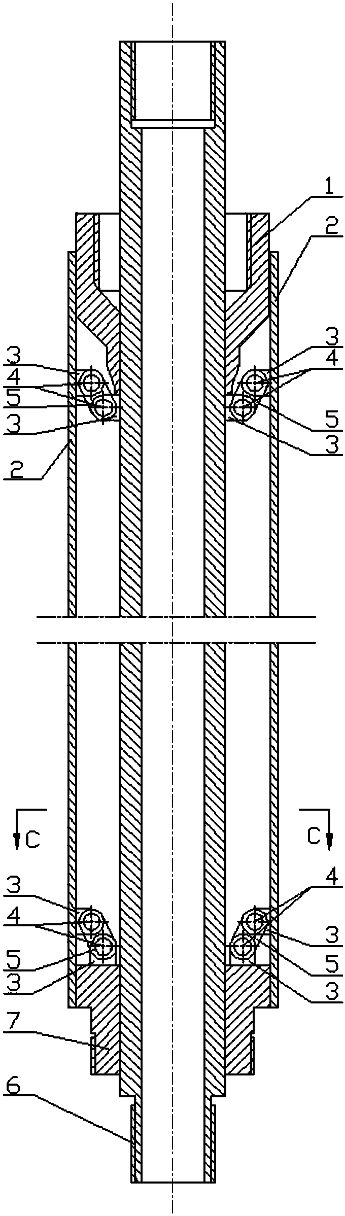 A variable diameter sand control screen