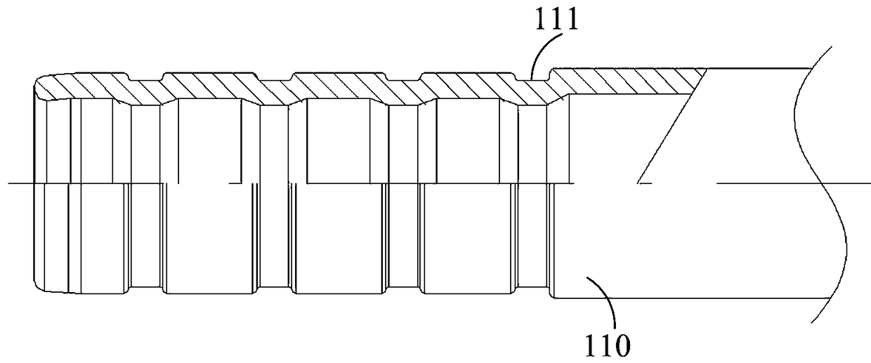 A pipeline device for automobile air conditioning system