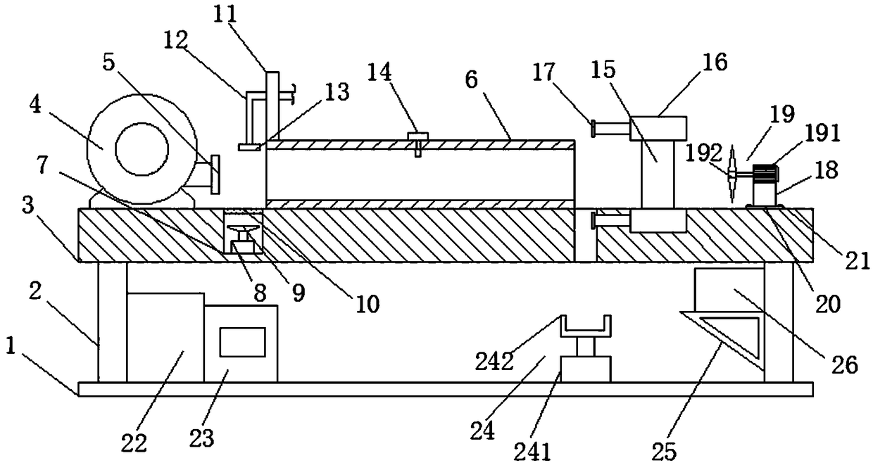 Building door and window curtain wall wind resistance detection system