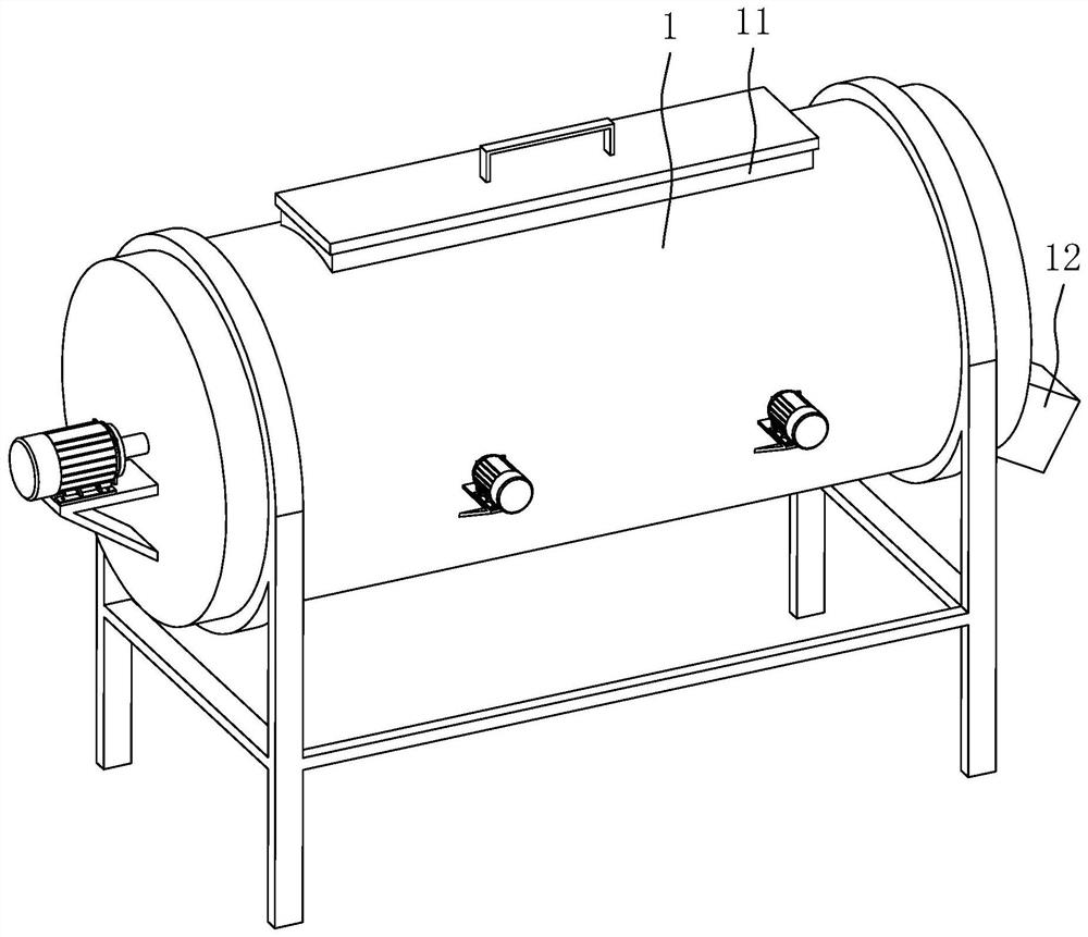 Cement stabilized macadam vibration and stirring equipment