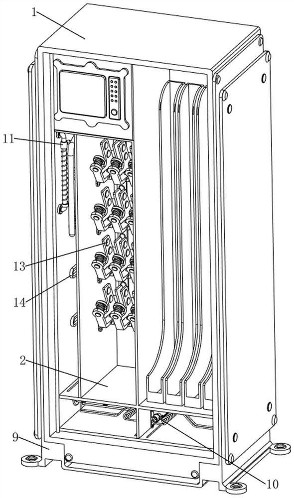 Intelligent bullet cabinet with anti-theft device