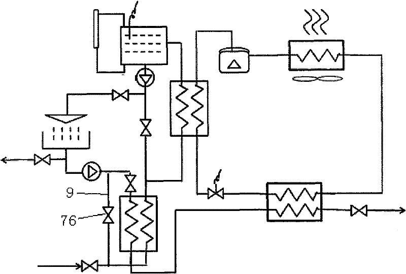 Circulation heat recovery heat pump type water heater