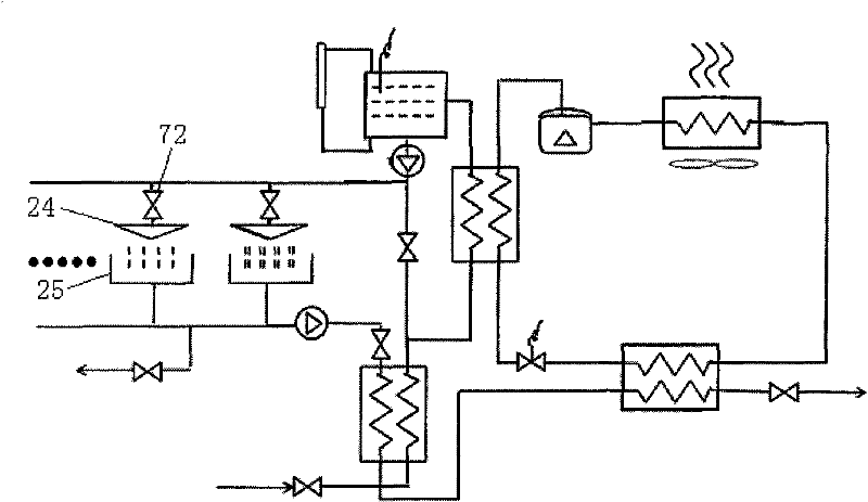 Circulation heat recovery heat pump type water heater