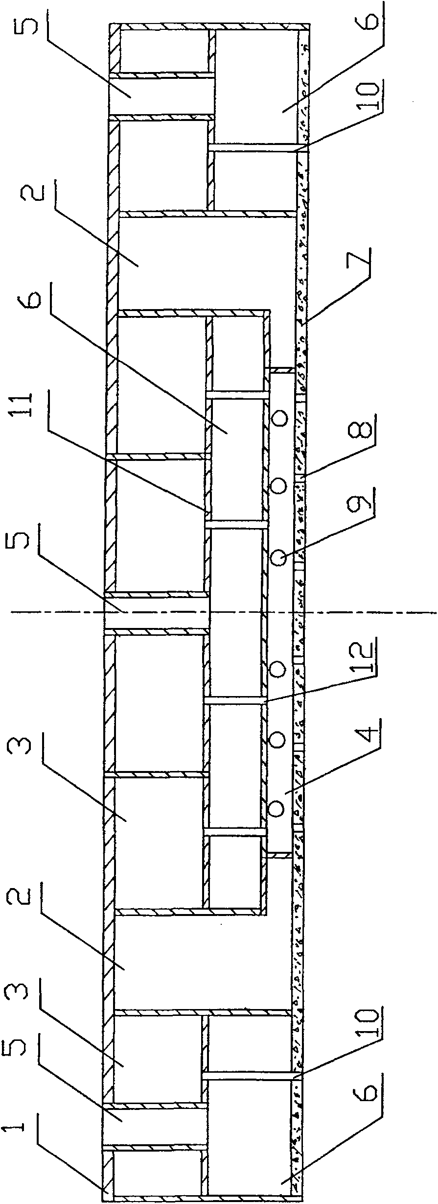 Box-shaped floating type dock gate with open bottomtank