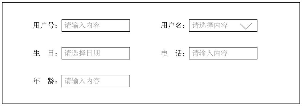 Form generation method and device, electronic equipment and storage medium