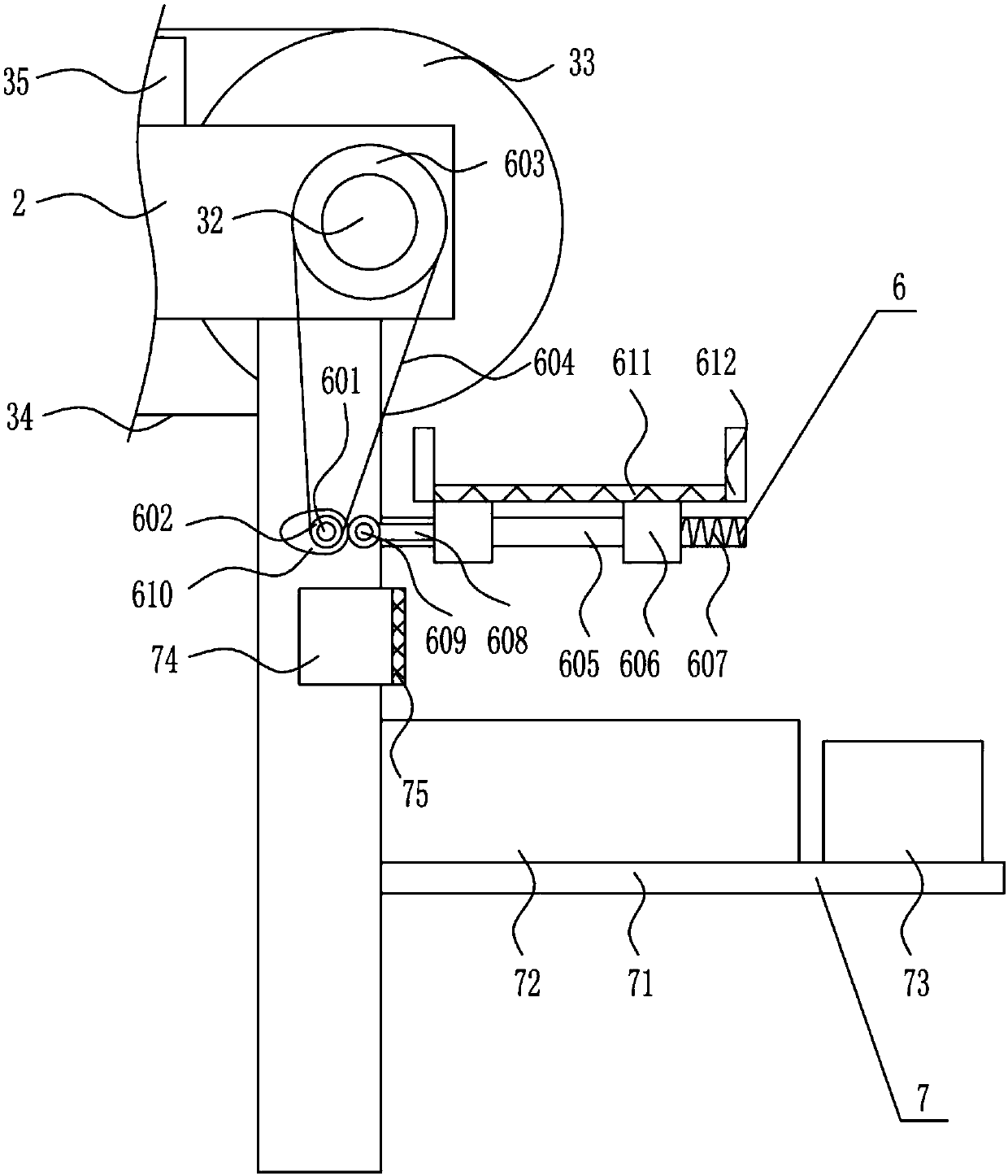 Plastic mold waste recycling device