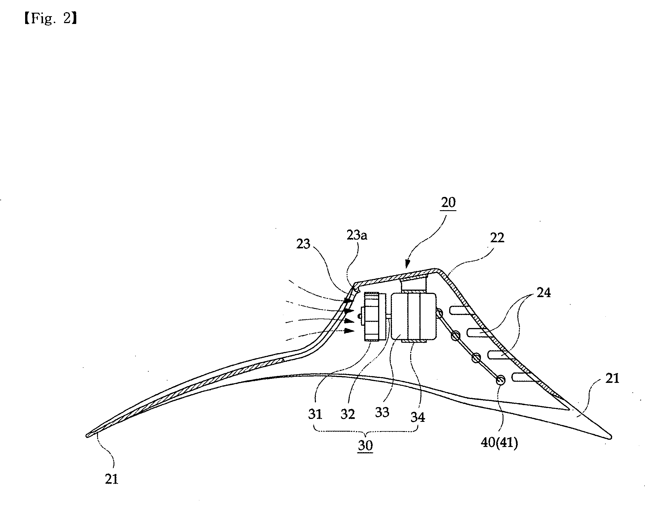 Self-generating type light emitting device for helmet