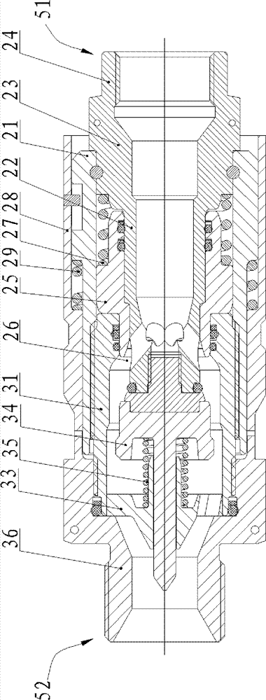 Fixed core adapter valve and self-sealing adapter assembly using same