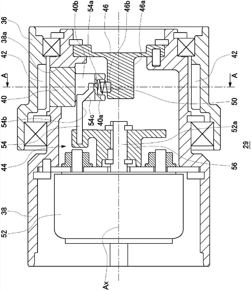 Clutch device and steering device