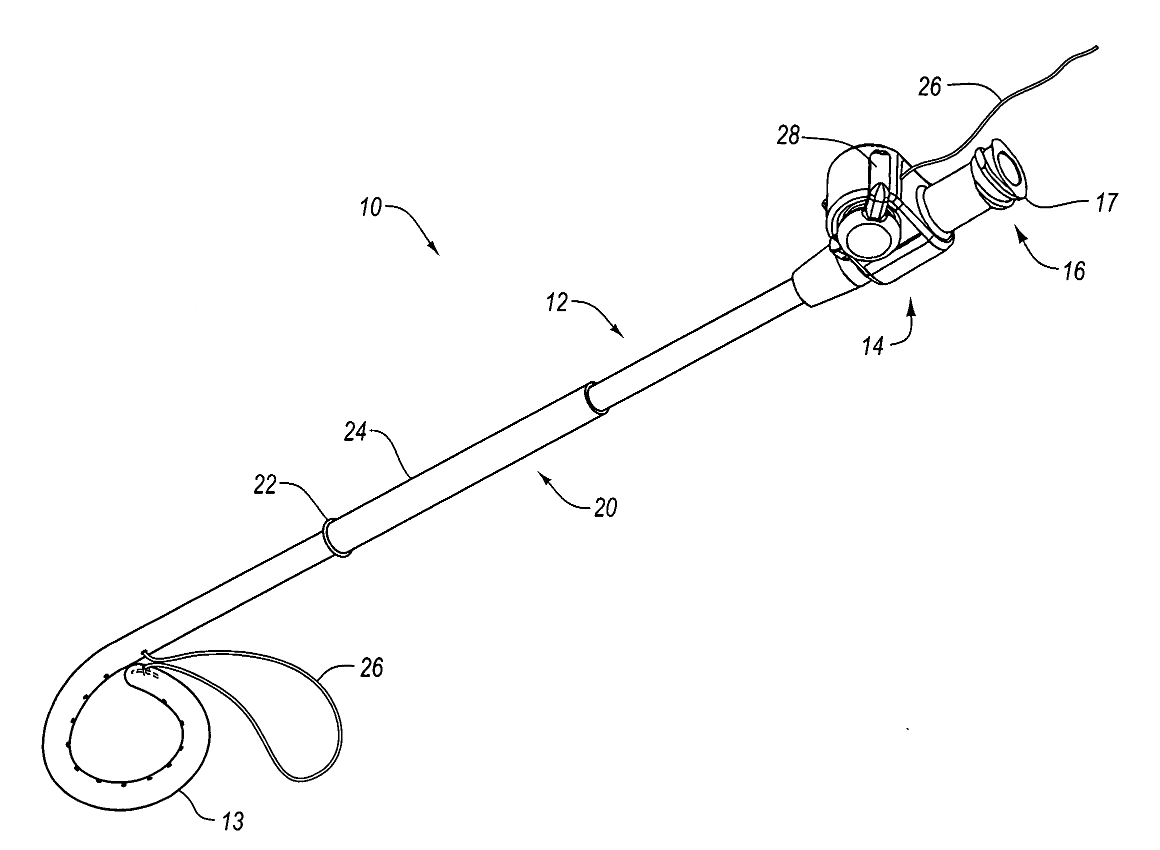 Drainage catheter with pig-tail straightener