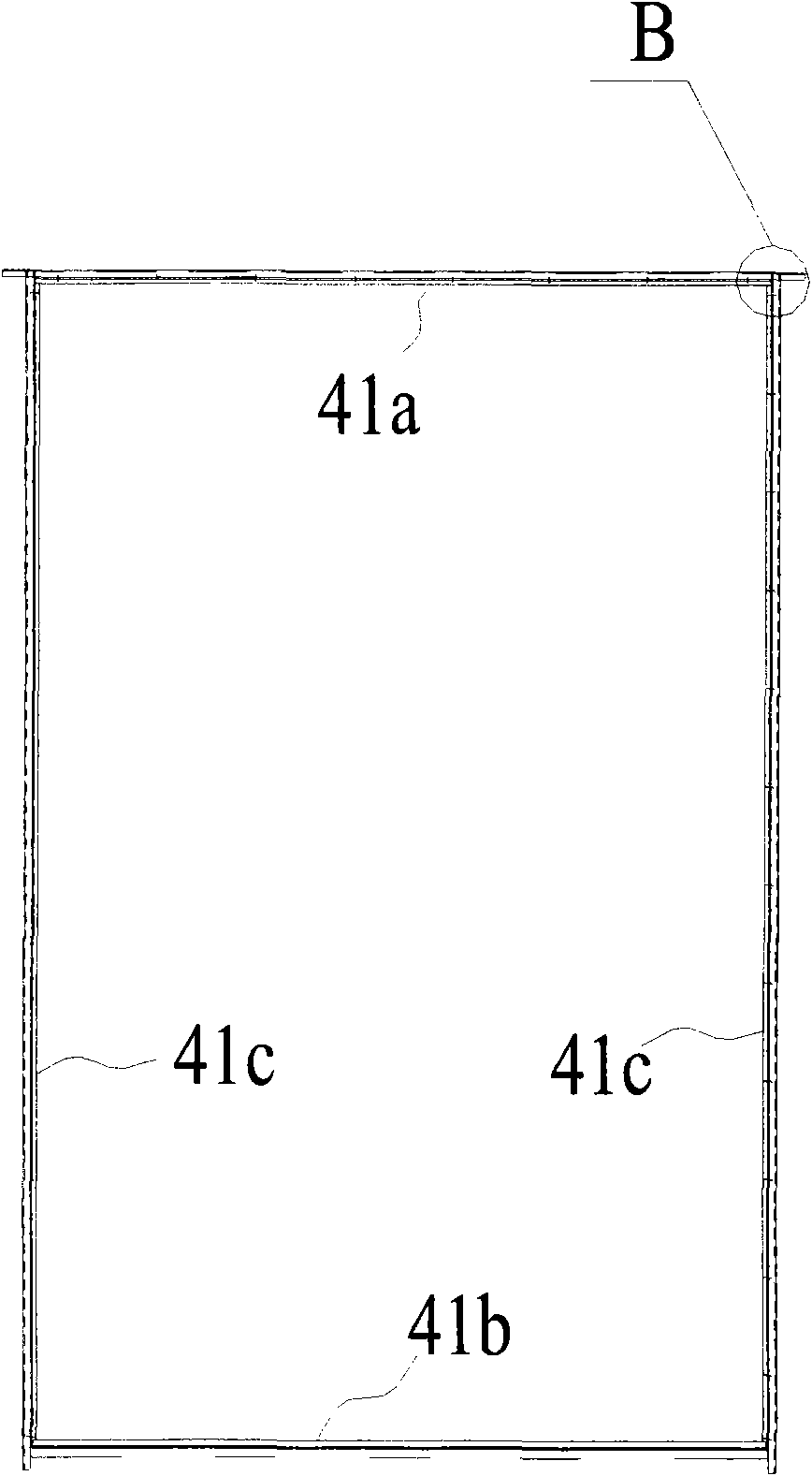 Boarding bridge flexible connection device