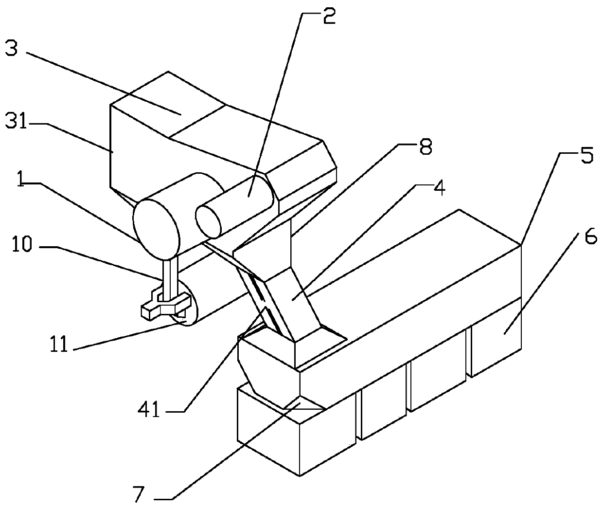 Horizontal cement clinker grate type particle grading cooler and cooling method