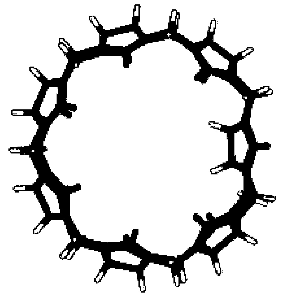 Application of a trans seven-membered melon ring to recognize biogenic amines