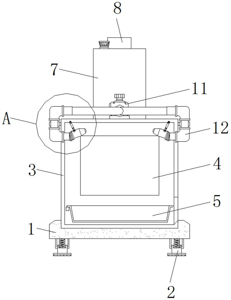 Paint spraying equipment for valve production