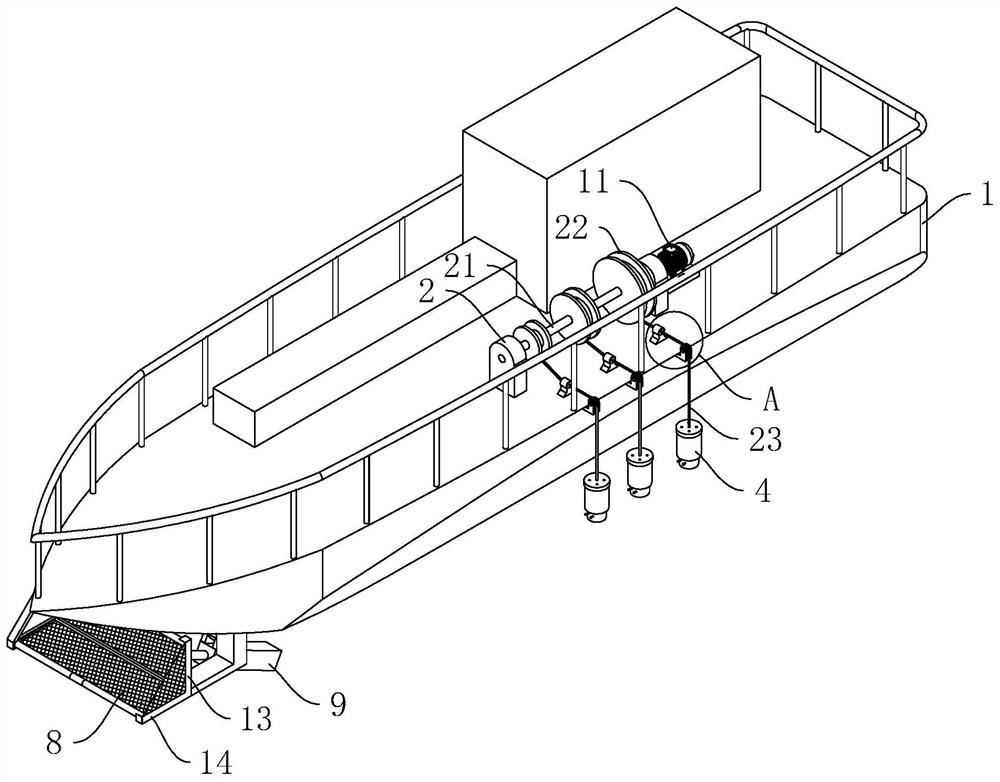 A remote-controlled water harvesting device for rivers or lakes