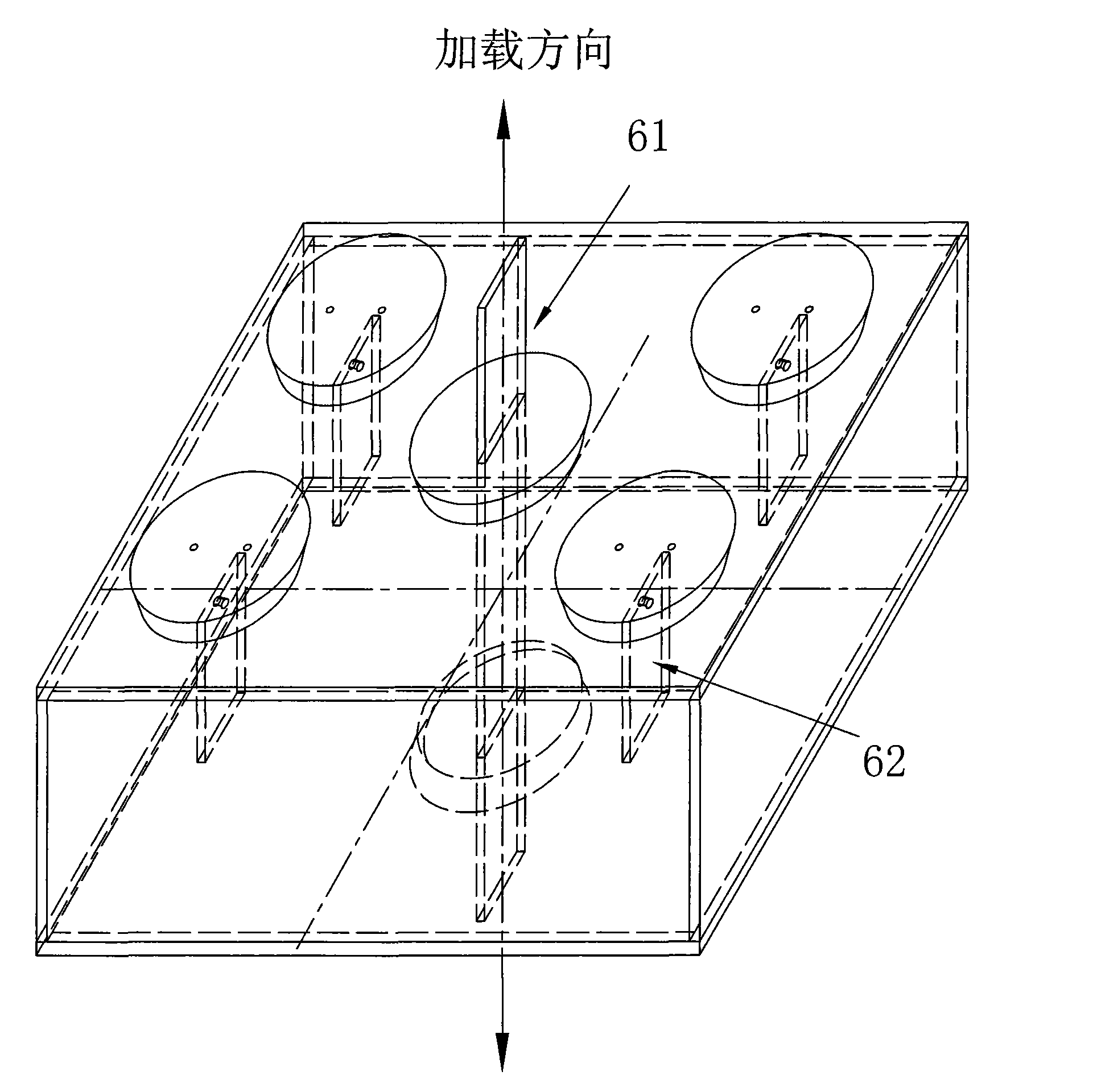 Equipment for implementing synchronous dry-wet alternate accelerated corrosion in loading process and application thereof