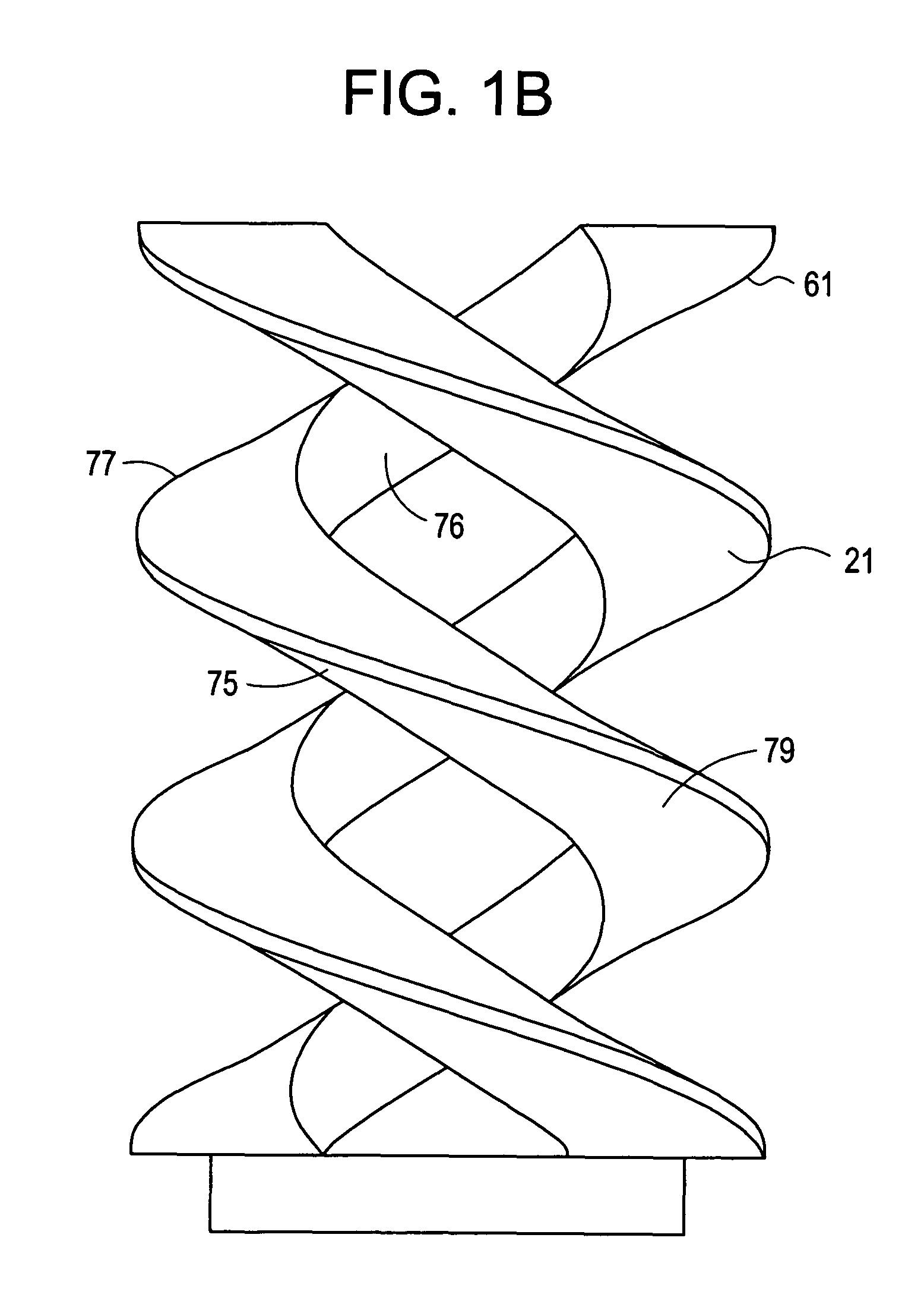 Intervertebral ligament having a helical bone fastener